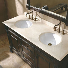 Bathroom Granite Vanity Top With Wood Cabinet