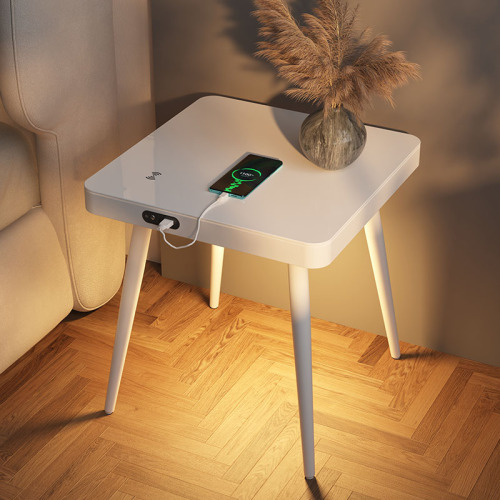 Draagbare beduidspreker draadloze lader Smart -salontafel