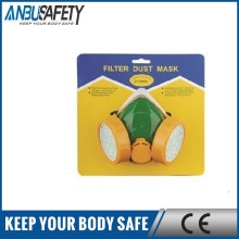 Double filter mask/Chemical respirator/half face dust mask