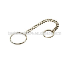 Fashion High Quality Metal Split Ring With Long Chain