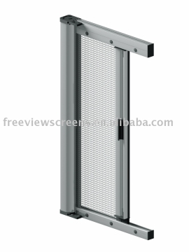 Retractable door screen