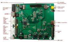 Custom Wireless Gps Mobile Dvr Board Support 2ch 2d1 + 6cif Realtime