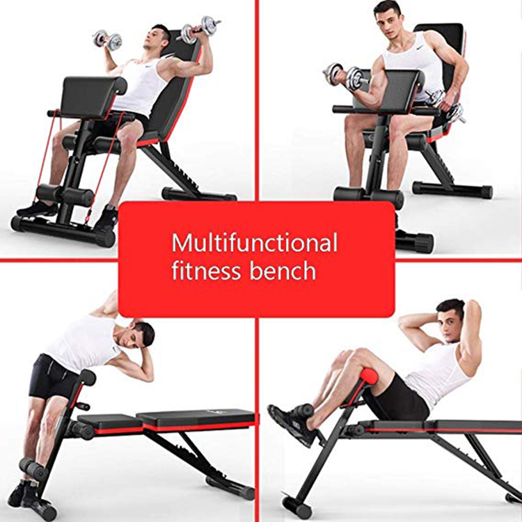 Top Quality Abdominal Boards And Convenient Indoor Fitness Equipment With Dumbbell Stool