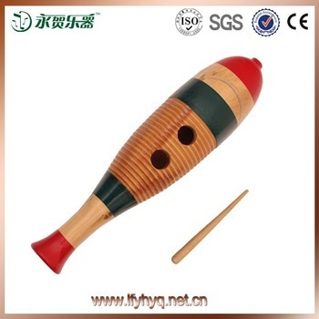 Chinese import musical instruments wood guiro wholesale wood guiro