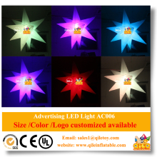 Inflatable light tusk inflatable LED cone Inflatable indoor decorative pillars