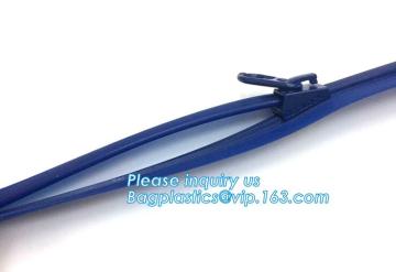 Waterproof heat seal apparel packaging seal with slider zip, pvc zipper lock slider/Resealable PVC Slider Zip seal
