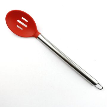 Ustensile de cuisine en silicone cuillère fendue