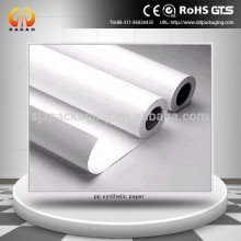 120um opaque white PP synthetic paper