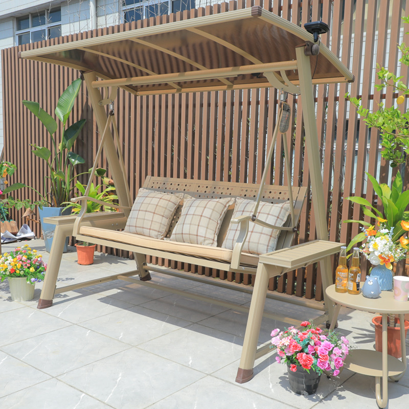 야외 그네의자6 Outdoor Swing Cast Aluminum Alloy Swing Chair - Cushion Detail