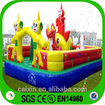 Customized En14960 PVC inflatable castles for kids