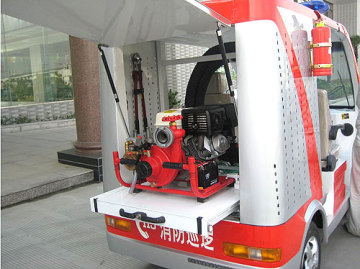 CE Electric Fire Engine Car