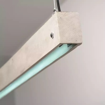 Lustre suspendu carré en béton LEDER