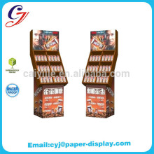 4C Offset Printing Cardboard Floor Vendor Retail Floor Displays