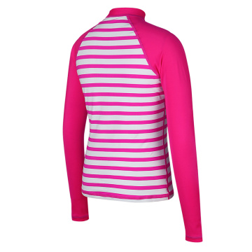 Seaskin Girls Long Sleeve Swimwear Rash Rash Guard