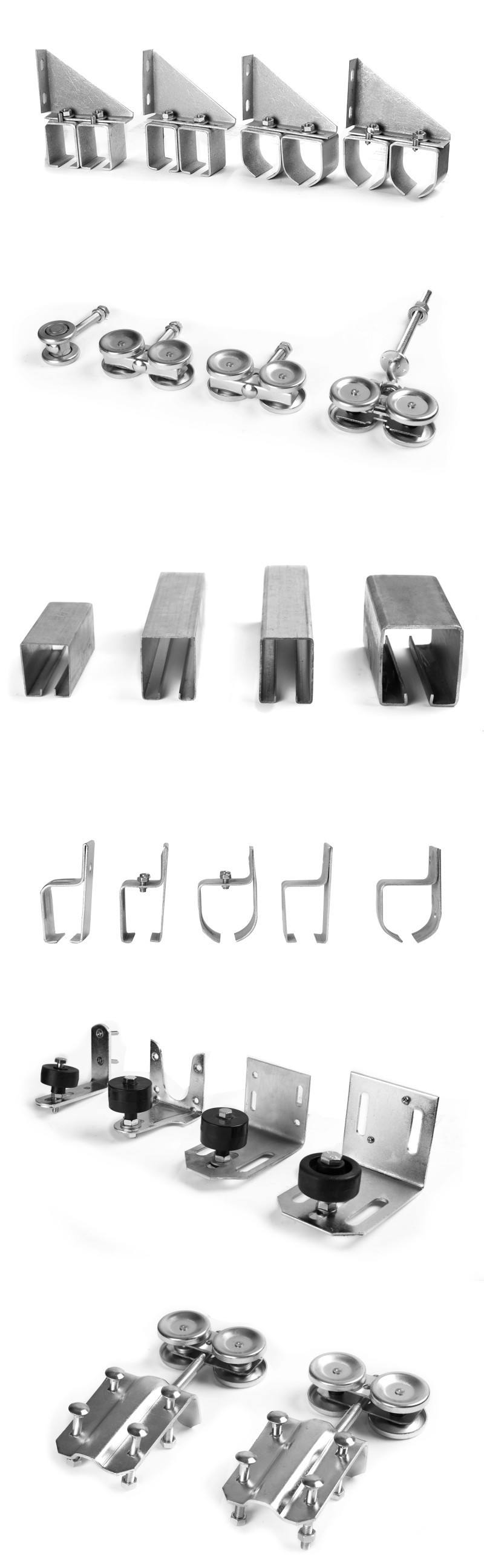 heavy duty sliding door bracket double box rail bracket