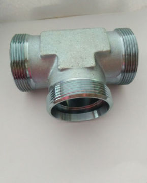 Metric thread bite type tube adaptors equal tees