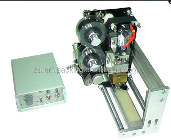 Synchronous ribbon coding machine tracking automatic coding machine plastic bag/Label coding machine date printer