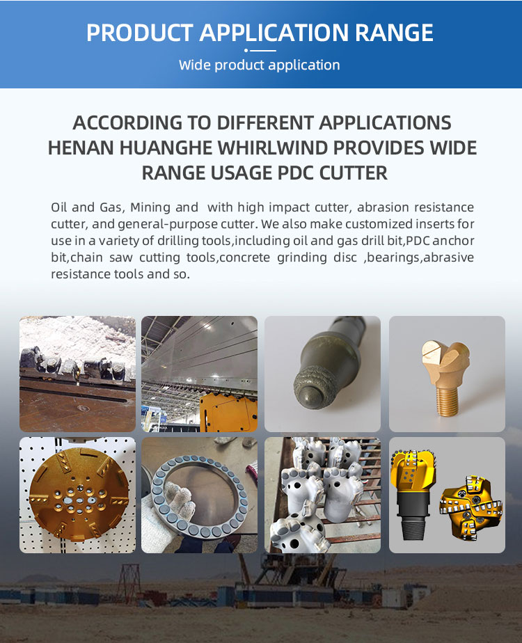 1313 pdc cutter Pdc Drilling Tools for coal Mining Geology Exploring 1313 pdc insert