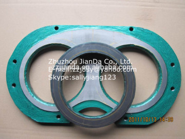 Concrete pump Zoomlion eyeglass wear plate