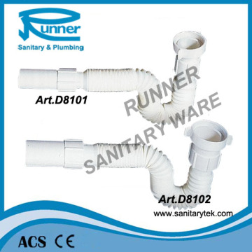 Flexible Waste Pipe & Extensible Plastic Tube (D8101 / D8102)