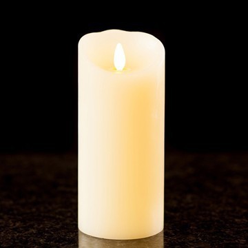 flickering vanilla flameles luminara candle