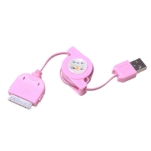 Retractable USB Cable for iPhone