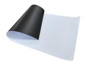 440gsm 500x500D black back Pvc flex banner blockout