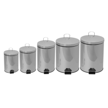 20 L410 Stainless Steel Pedal Bin, Waste Bin