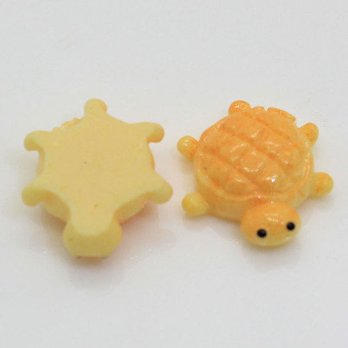 100pcs / bag Mini Turtle Shaped Resin Flat Back Cabochon Für Handmade Craft Dekoration Perlen Charms Phone Shell Decor