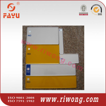 aluminum number plate, aluminum name plate, metal number plate