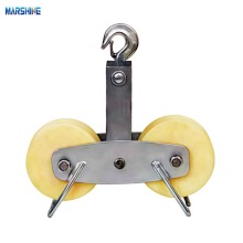 Overhead Line Tandem Double Reel Mounting Roller