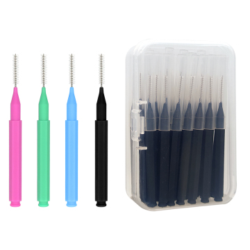 Disposable Travel Clean Lash Floss Toothpick Brush