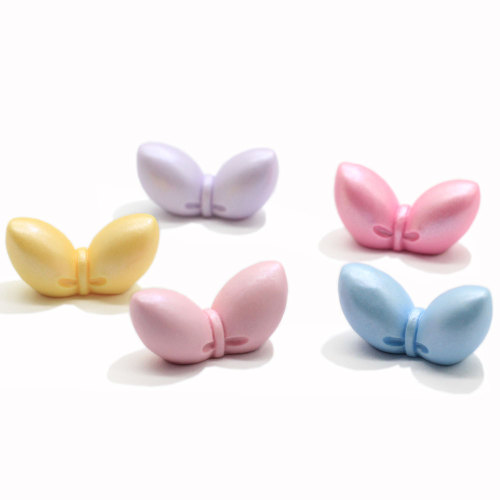 Kawaii Resin Bowknot Beads Cabochon Cute Bow Tie Fai da te Art Decor Gioielli Ornamenti Accessori Negozio