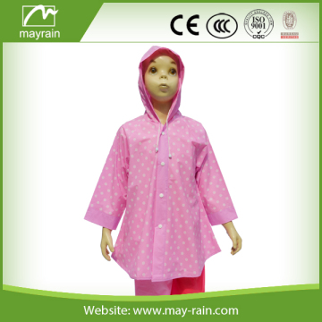 full printing raincoat jacket for girls