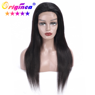 Factory price bone straight human hair lace wig human hair wigs