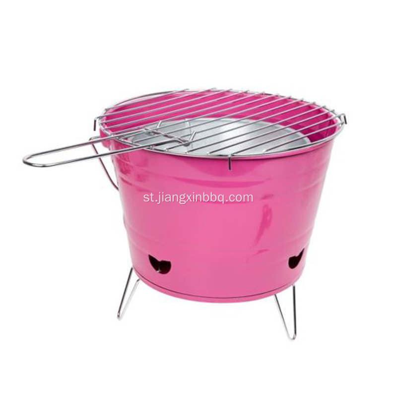 10 Inch Portable Charcoal Bucket BBQ