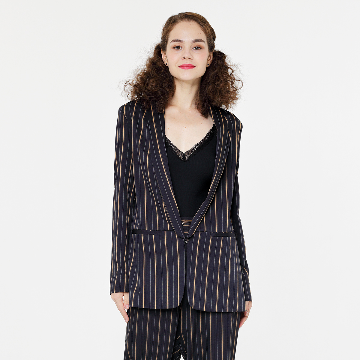Gestreifter Damen Anzug Blazer Stripe women's suit blazer