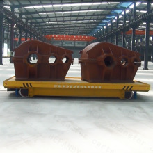 Motorized Industry Use Transfer Cart for Metal Industry on Rails