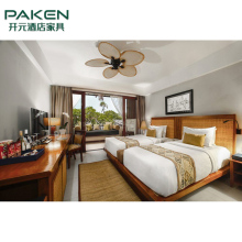 Bali Resort Villa Wooden King Bed Bedroom Furniture Packages