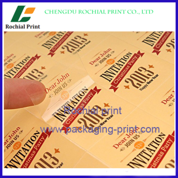 DIY custom adhesive PVC sticker sheets