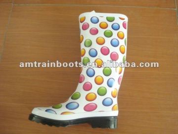 women' rubber rain boot