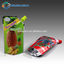Packaging Pineapple Beverage Pouch with Spout