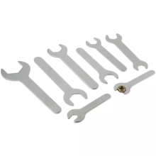 108mm Galvanized Hexagon Simple Stamped Disposable Wrench, Flat Single Open End Spanner Punching Wrench