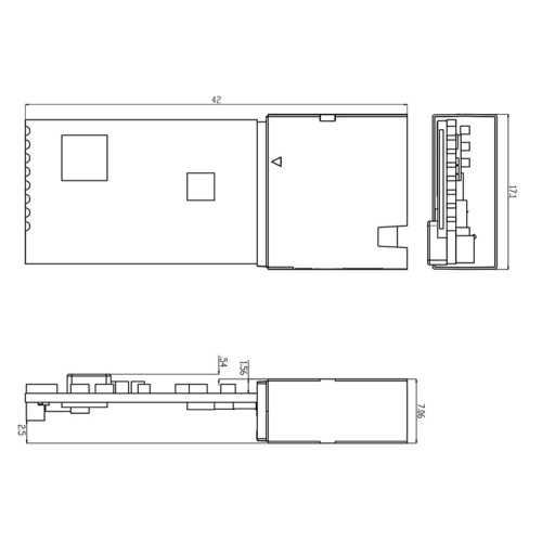 Mesure de la distance de 20 m à l'aide du circuit laser