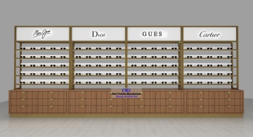 Custom Eyewear Shop Display Stand With Logo