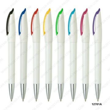 Promotional plastic pen light tip ball pen