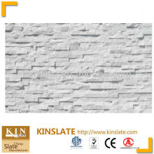 S-0507SW white quartz stack stone