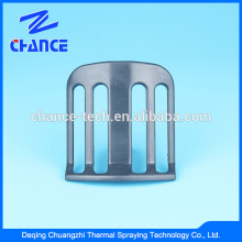 Thermal spraying coating for textile machinery parts yarn creel