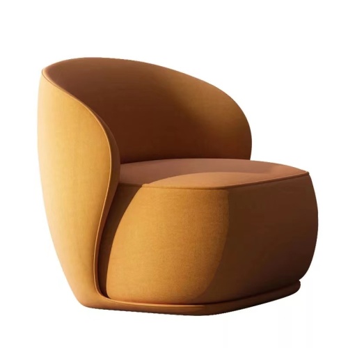 Heta försäljningsmöbler solid trä ram loungestol gjord i kinesisk sammet tyg klädda vardagsrum soffa stol