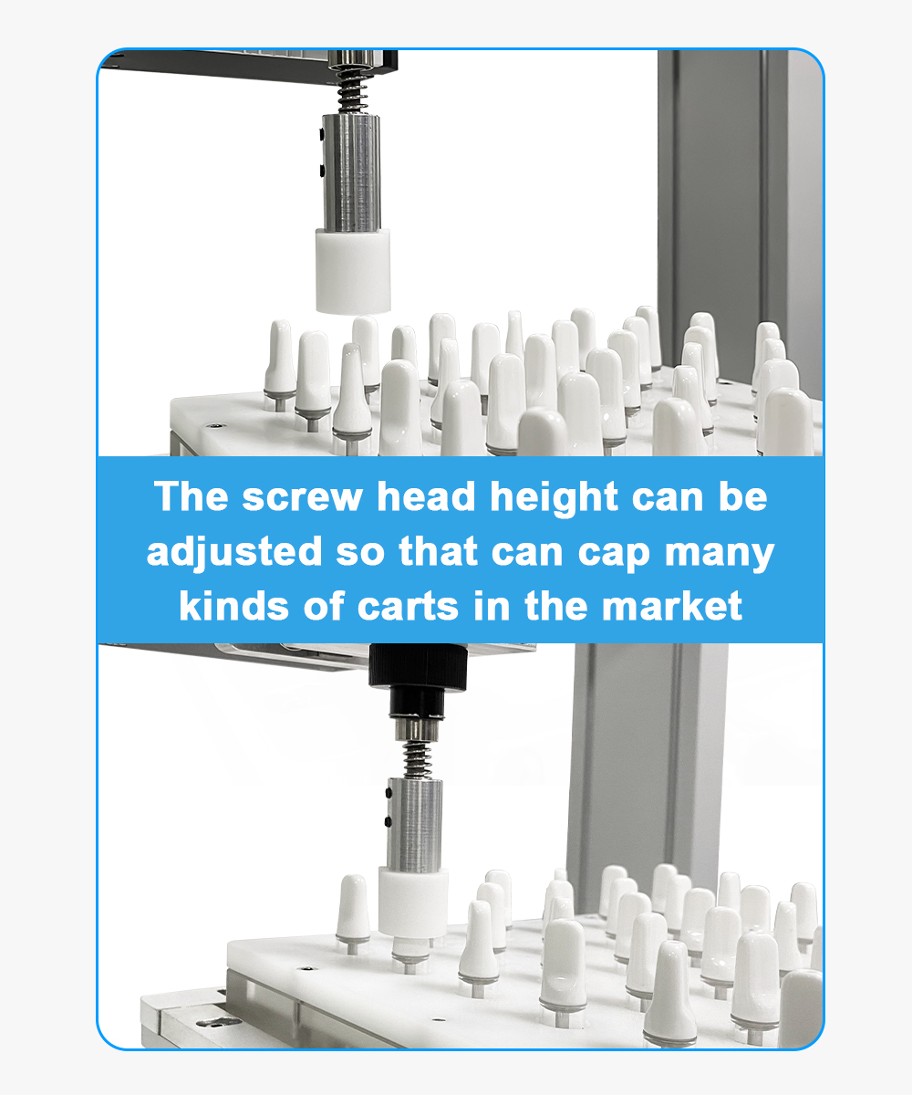 máquina de limitar con cartucho cartridge capping machine